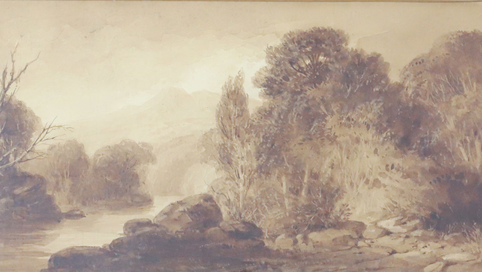 FRAMED LANDSCAPE, WATERCOLOR (1 of 8)