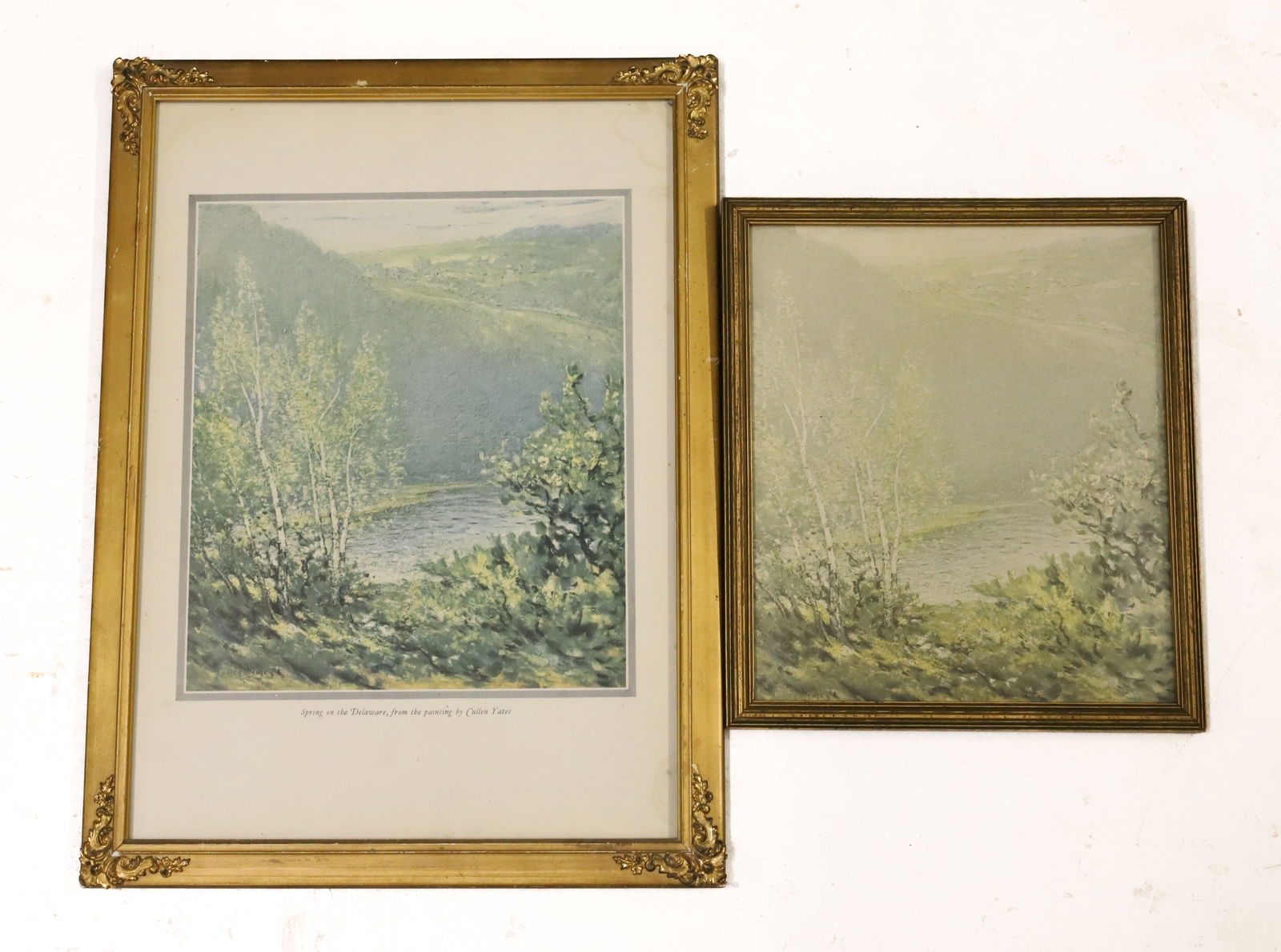 (2) CULLEN YATES, DELAWARE WATER GAP PRINTS (1 of 9)