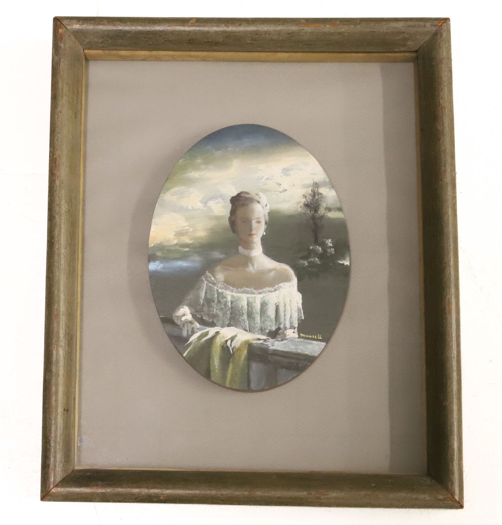 RICHARD MUNSELL, PAINTING ON WOOD (1 of 5)