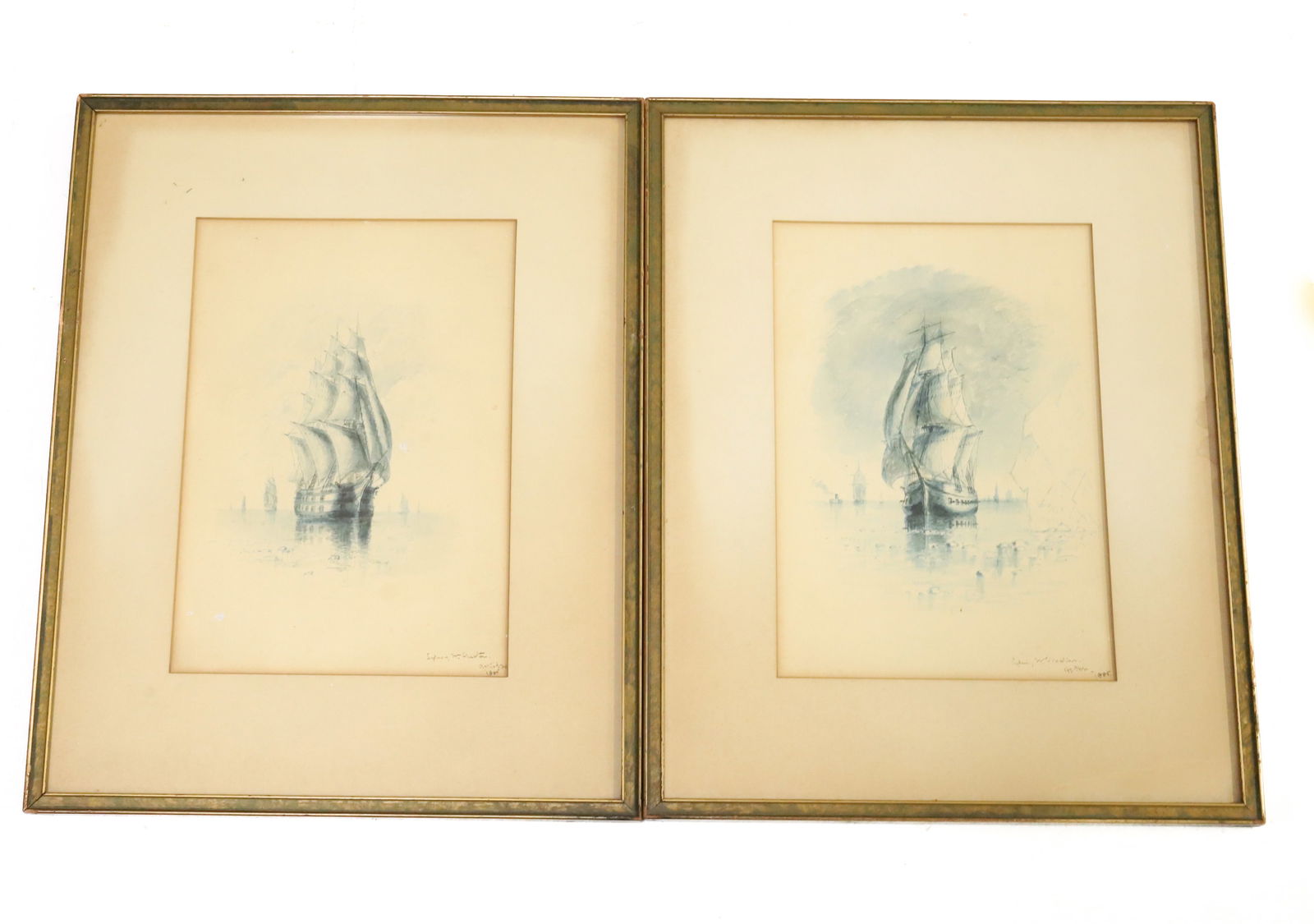 (2) SYDNEY W. CHESTON, FRAMED WATERCOLORS (1 of 6)