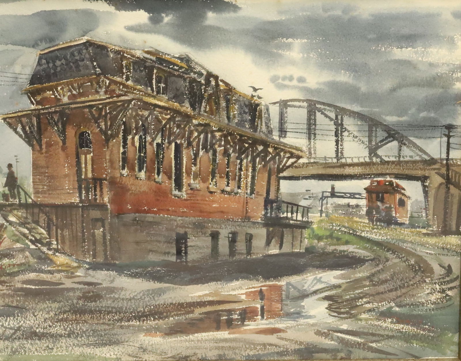 ROBERT DONEY, WATERCOLOR ON PAPER (1 of 6)