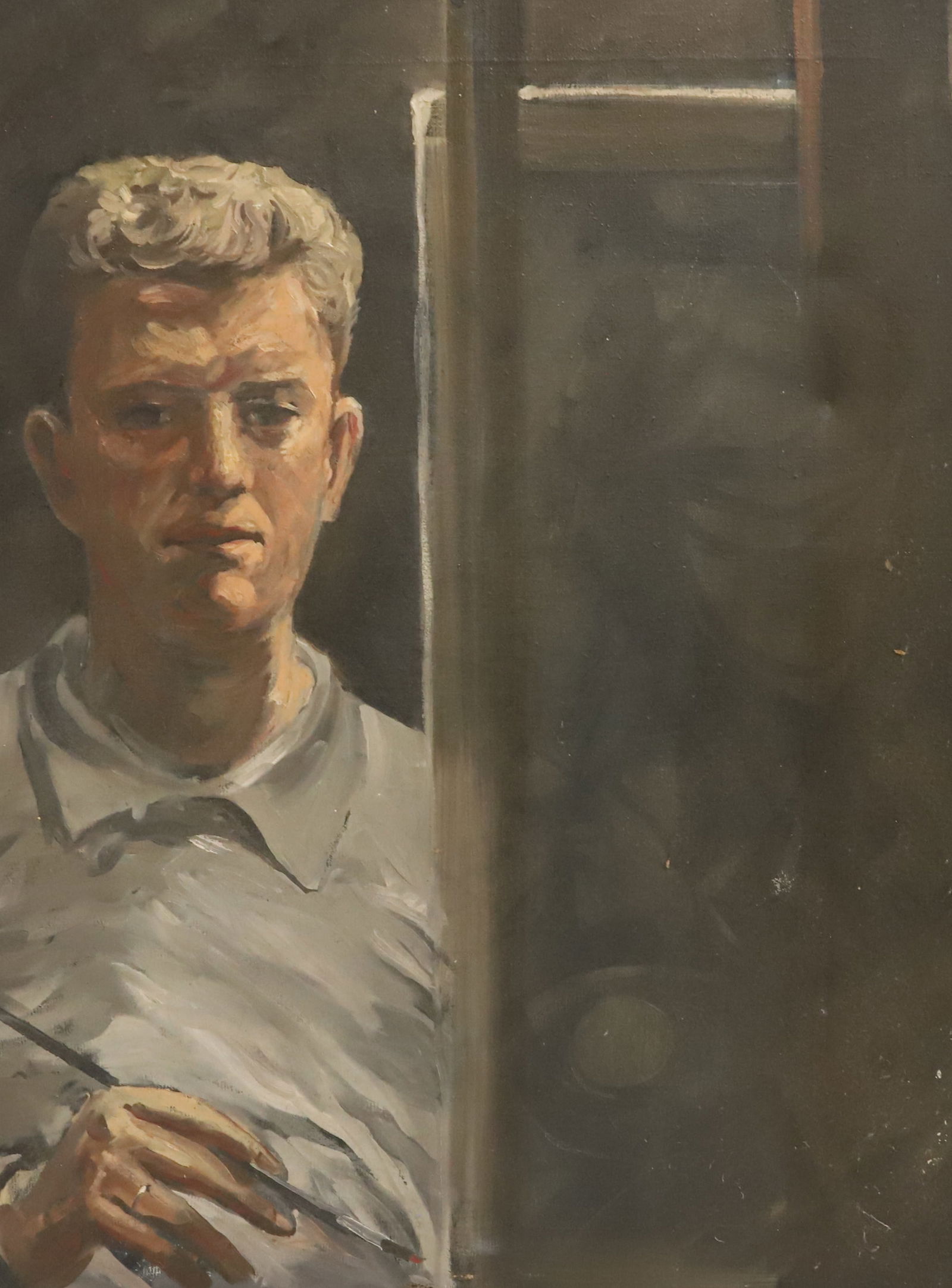 PORTRAIT OF A PAINTER, OIL ON CANVAS (1 of 5)