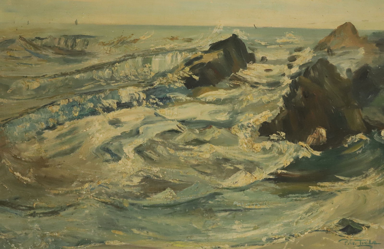 P.G. TIELE, OIL ON CANVAS (1 of 7)