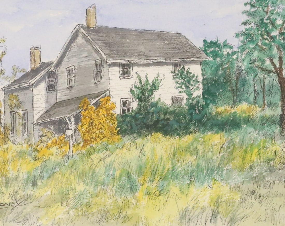 ROBERT DONEY, WATERCOLOR / PEN / INK (1 of 6)