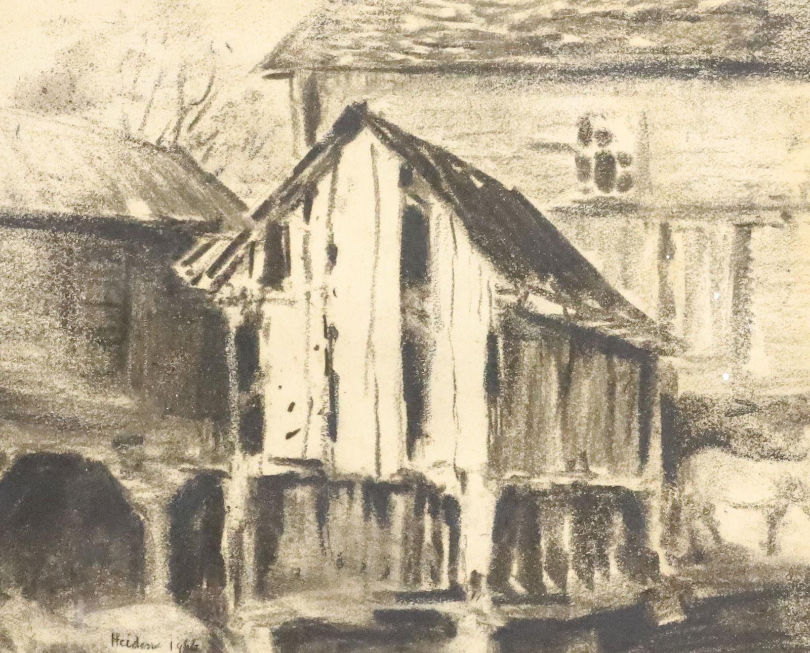 PETER HEIDEN, PASTEL ON PAPER (1 of 4)