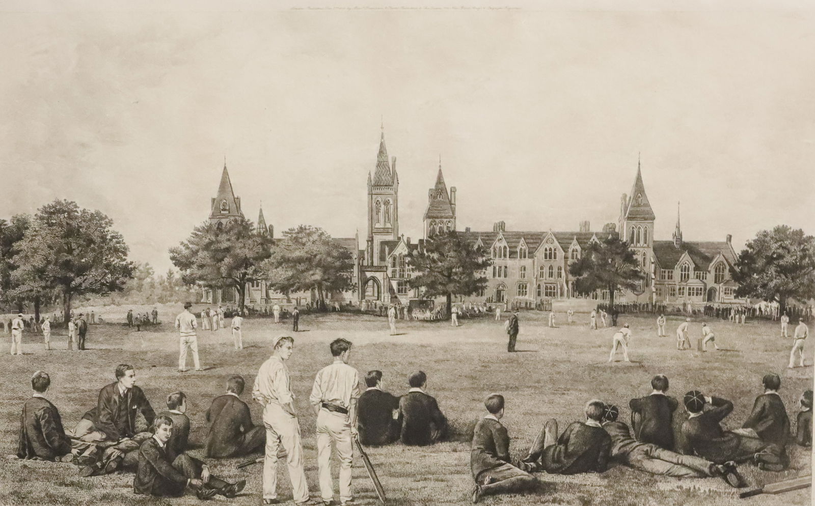 "CHARTERHOUSE" ETCHING, STEVENSON AND WARDLOW (1 of 6)