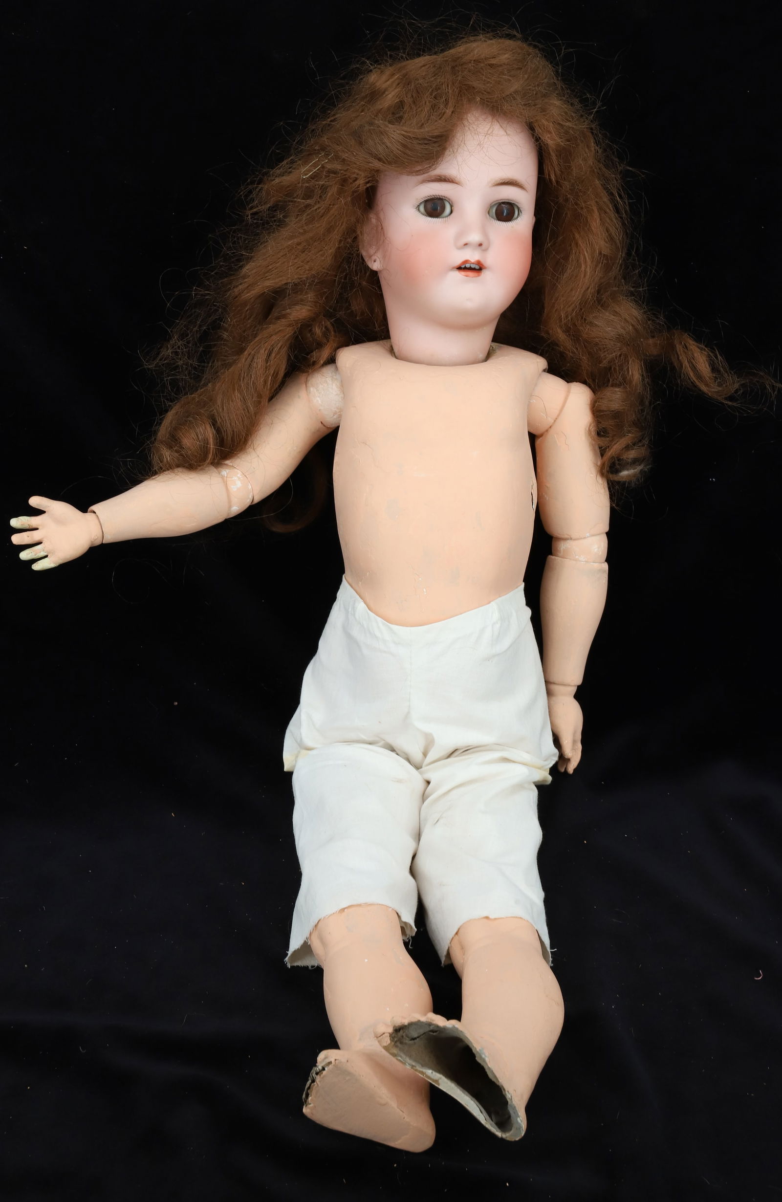 SIMON & HALBIG PORCELAIN HEAD DOLL (1 of 11)