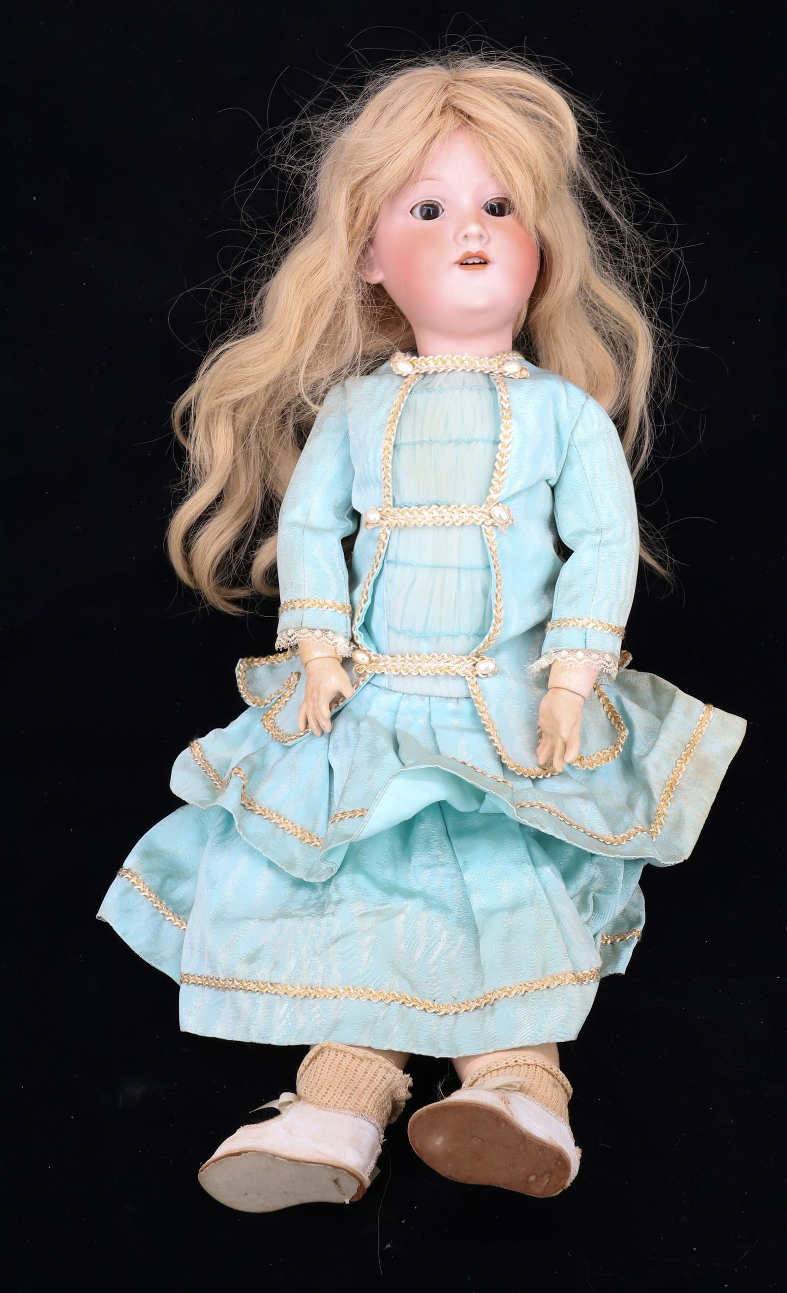 ARMOND MARSEILLE PORCELAIN BISQUE HEAD DOLL (1 of 9)
