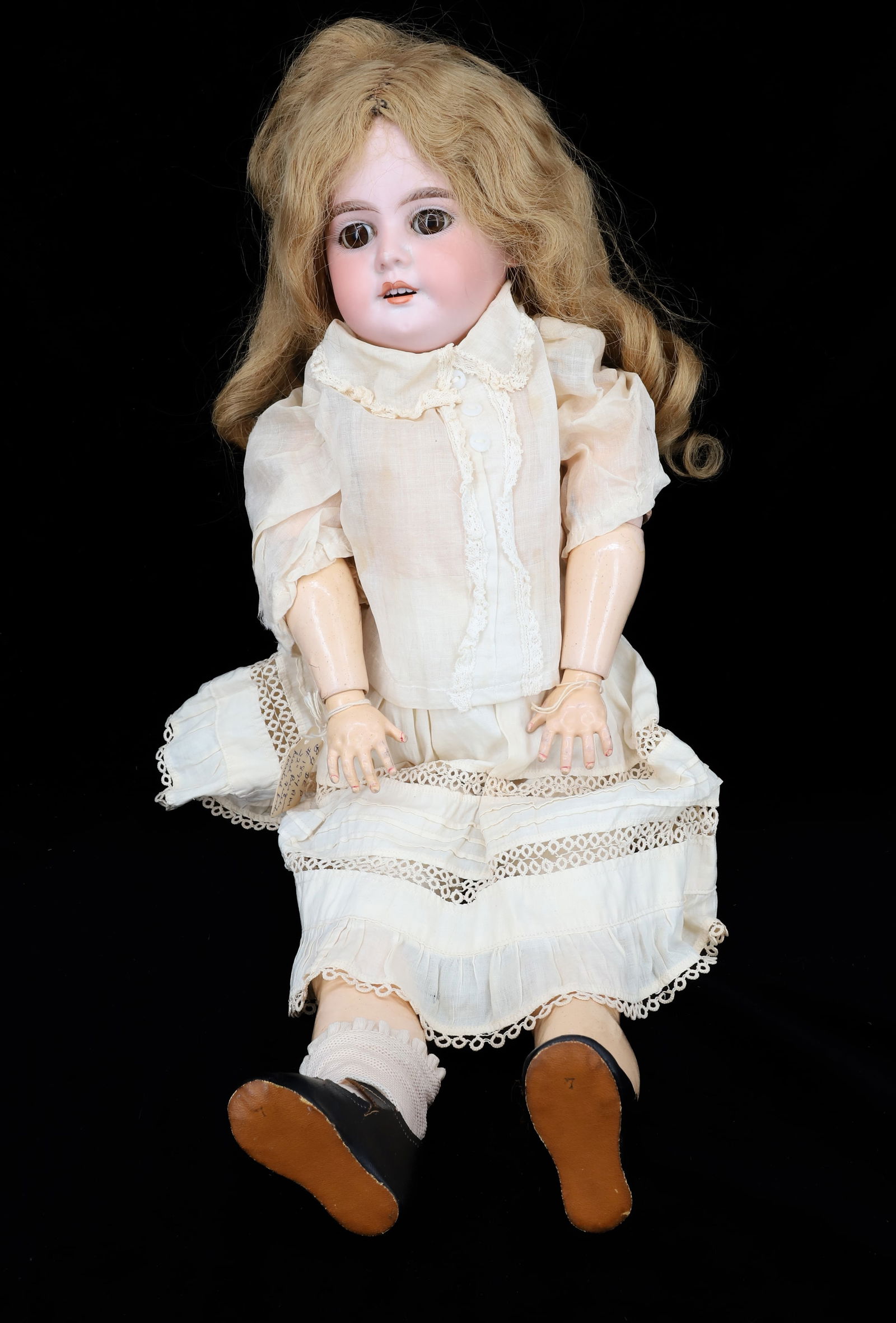 ARMOND MARSEILLE BISQUE HEAD DOLL KID BODY (1 of 8)