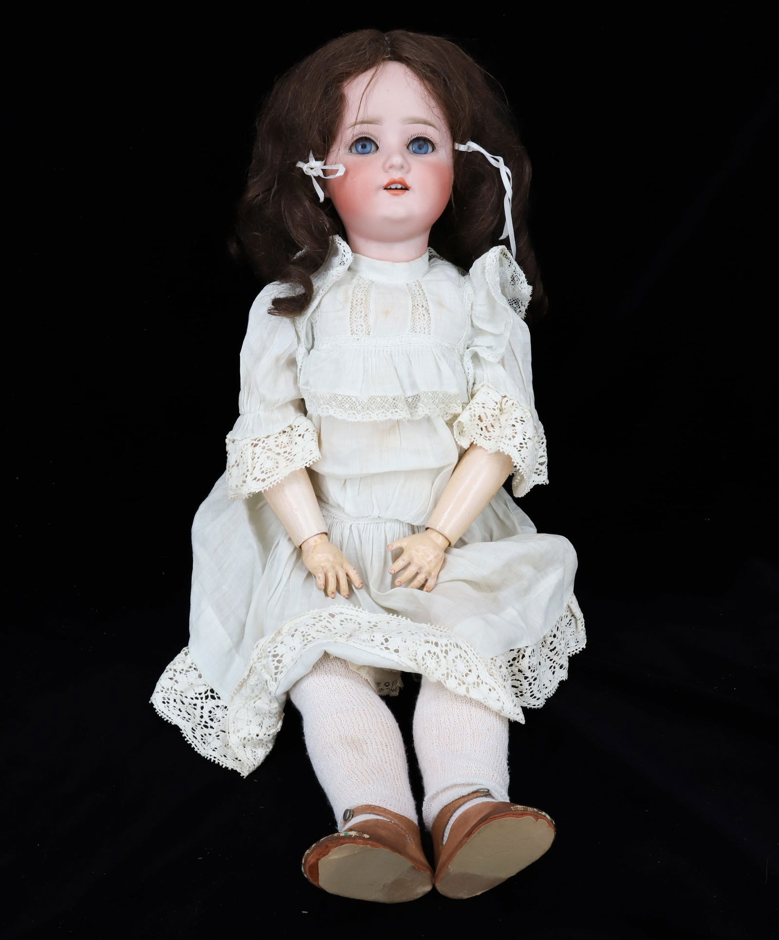 SCHOENAU & HOFFMEISTER PORCELAIN BISQUE HEAD DOLL (1 of 8)