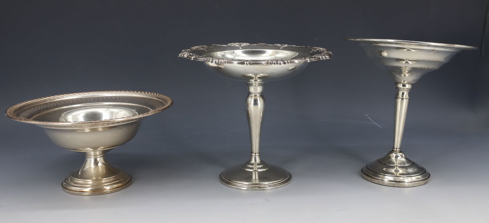 (3) STERLING SILVER WEIGHTED COMPOTES - 2