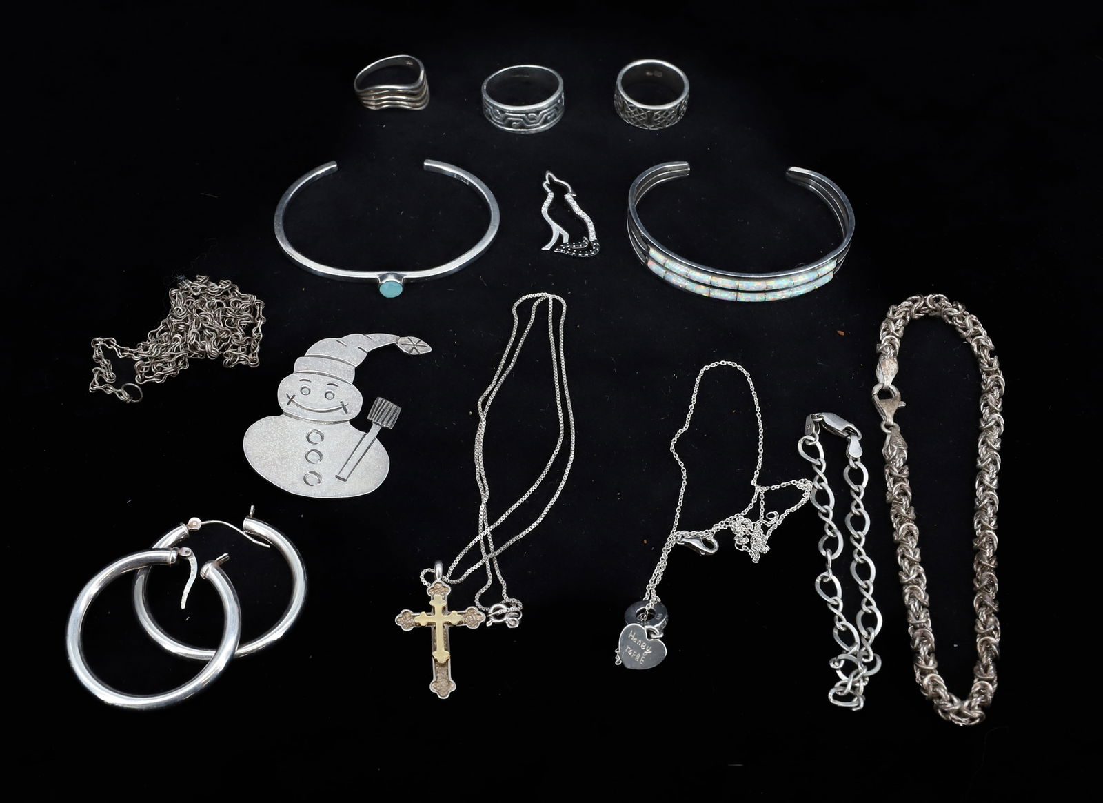 STERLING SILVER JEWELRY LOT (1 of 4)