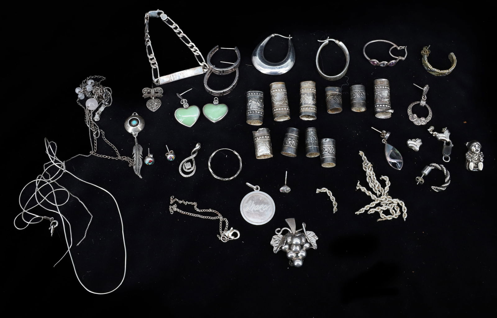 STERLING SILVER JEWELRY PARTS,FINDINGS (1 of 4)