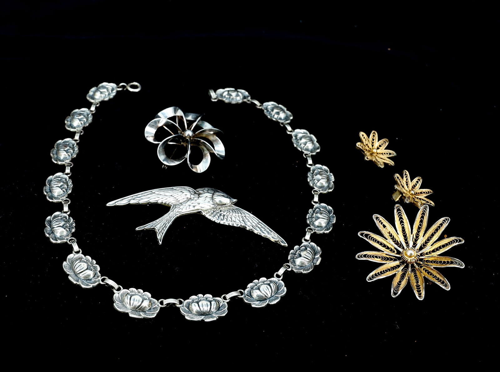 STERLING SILVER JEWELRY LOT (1 of 5)