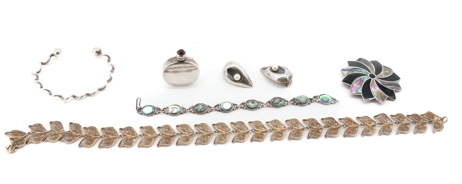 (6) STERLING SILVER JEWELRY LOT (1 of 5)