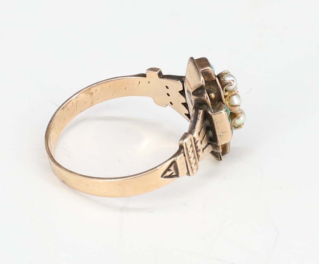 VICTORIAN 10K RING - 2