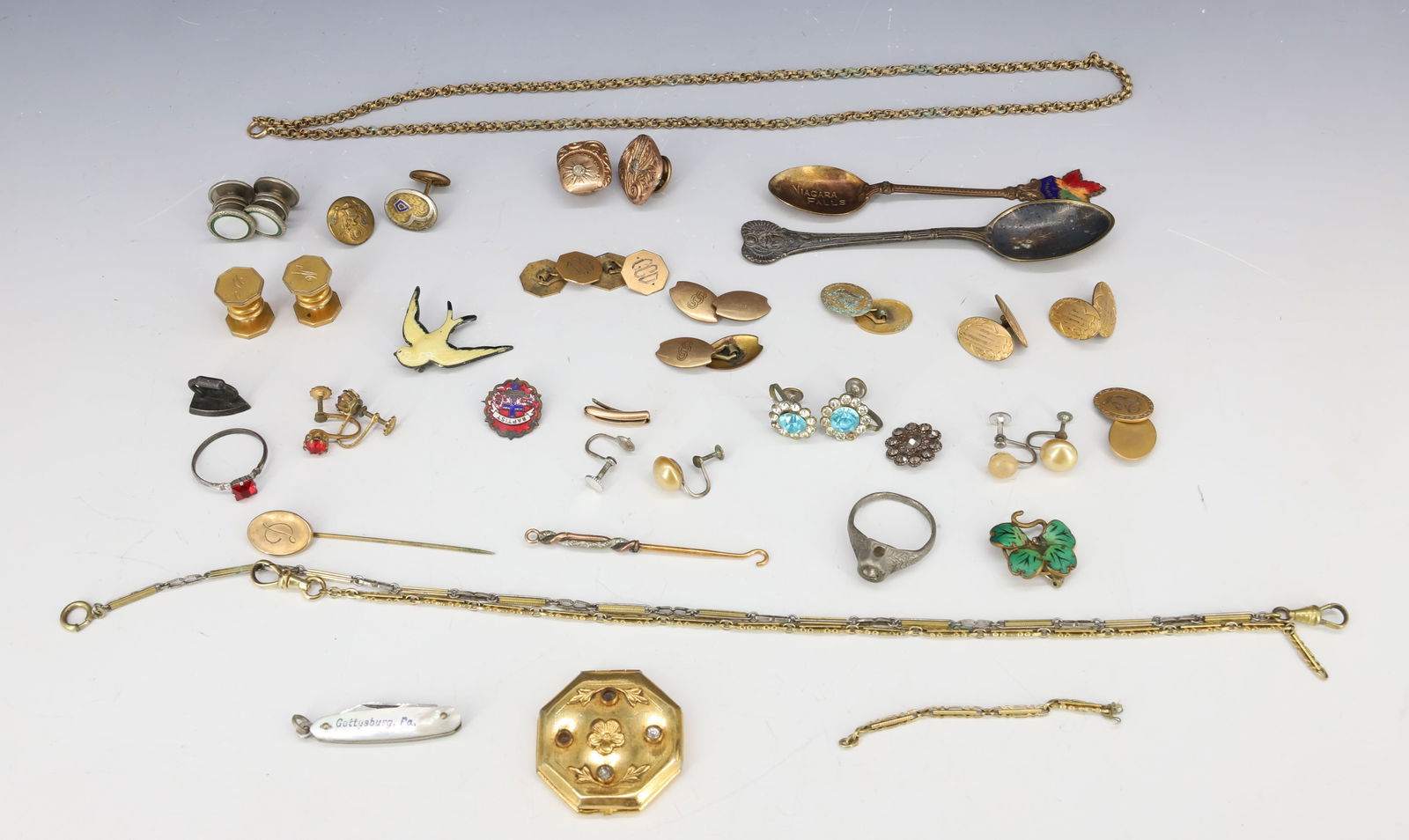 VICTORIAN GOLD FILLED JEWELRY LOT (1 of 7)