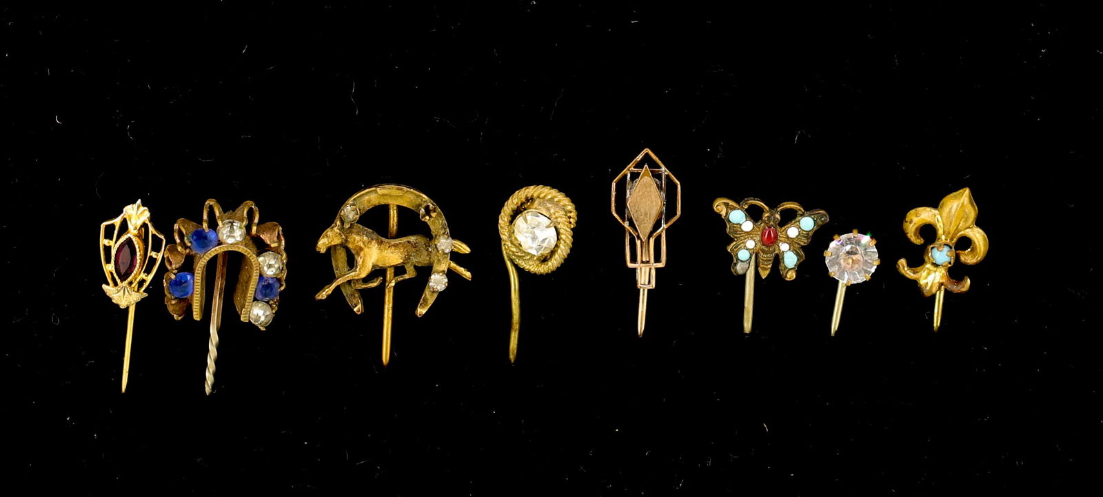 (8) VICTORIAN STICK PINS (1 of 2)
