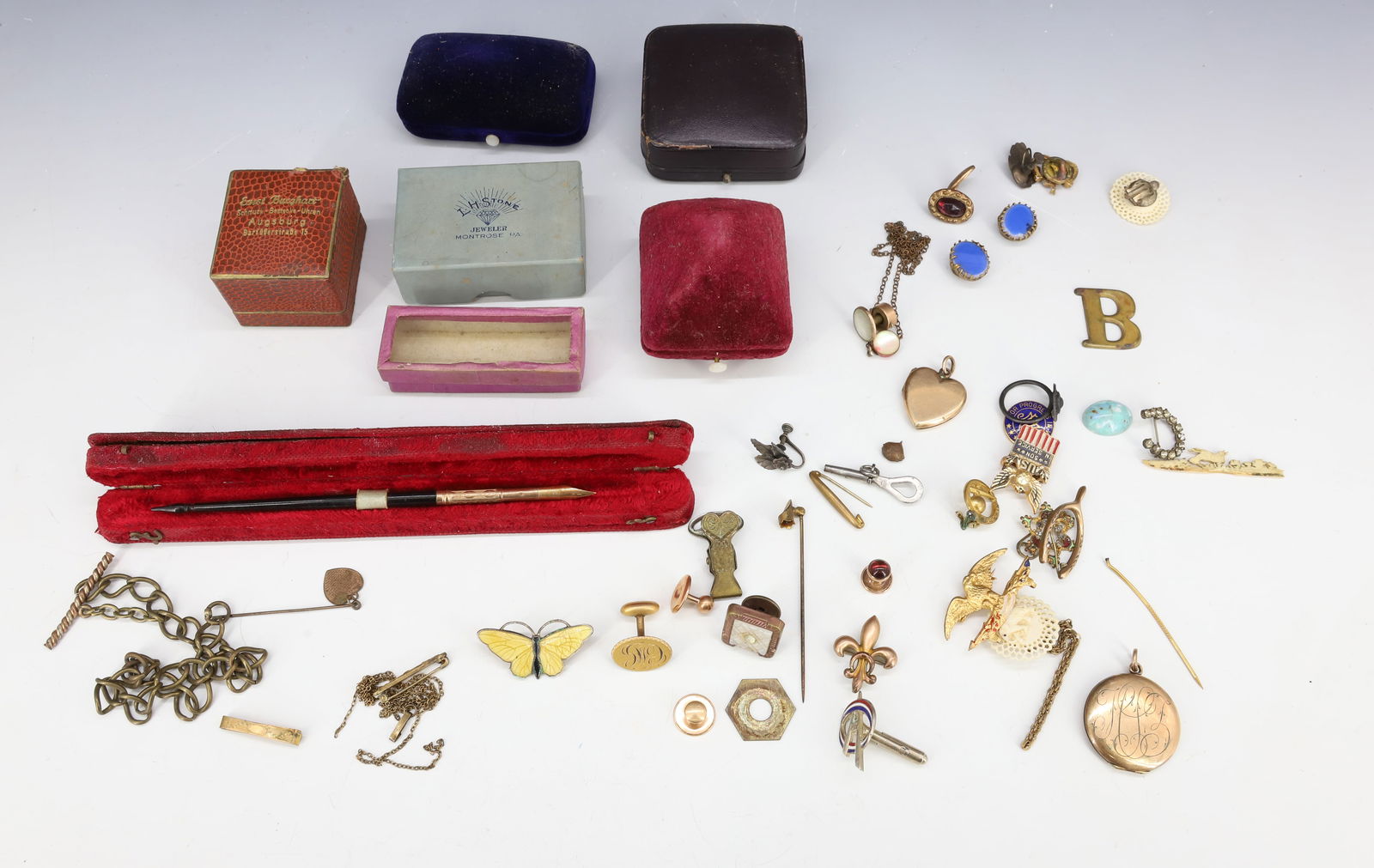 VICTORIAN JEWELRY/DIP PEN LOT (1 of 5)