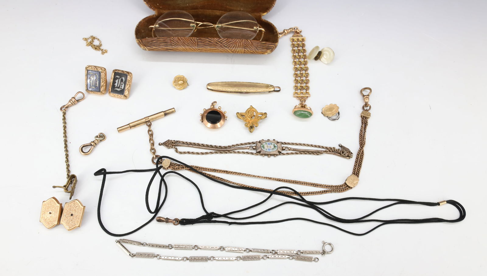 VICTORIAN WATCH CHAINS,SPECTACLES - 4