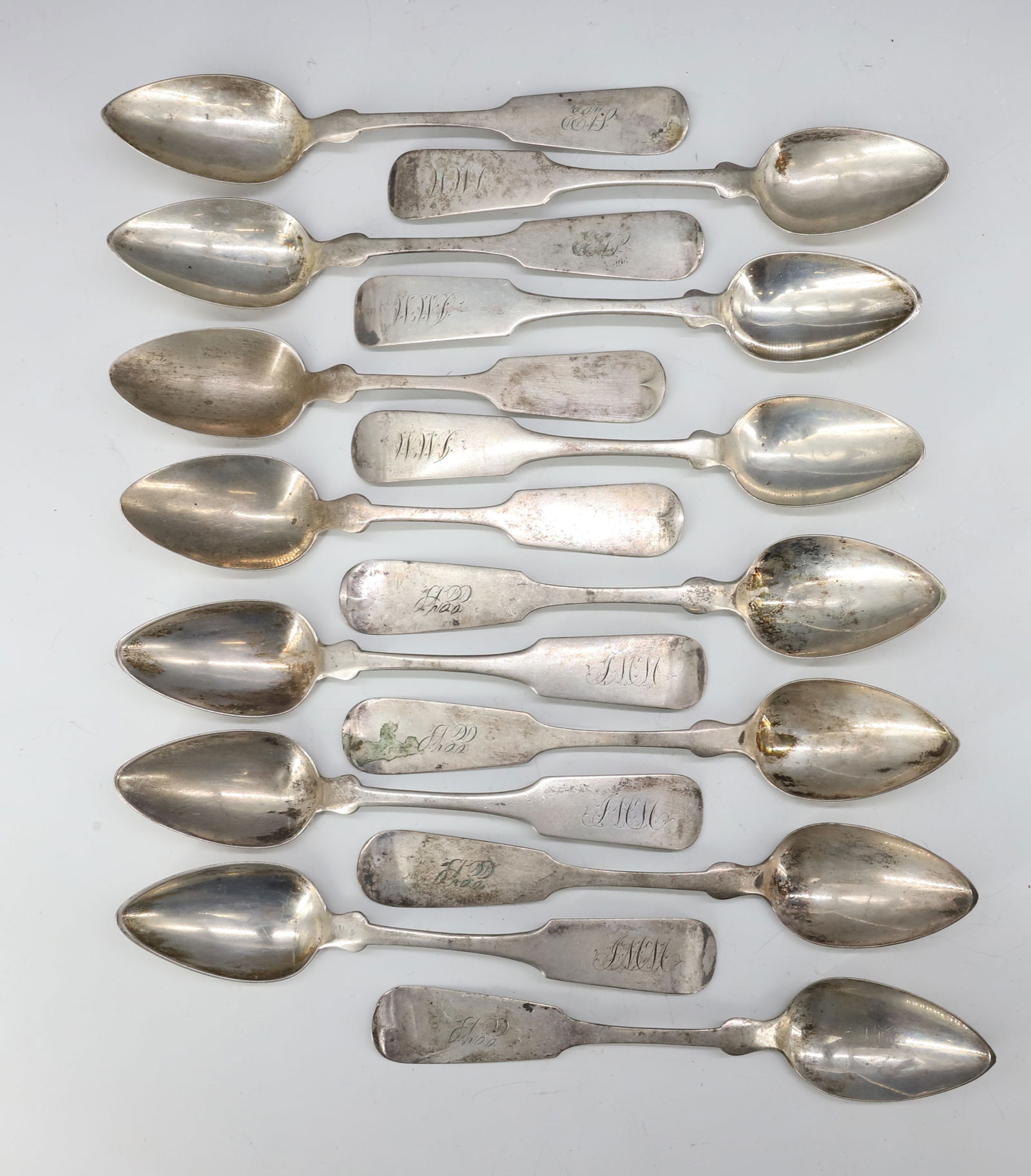(14) COIN SILVER TEASPOONS (1 of 5)