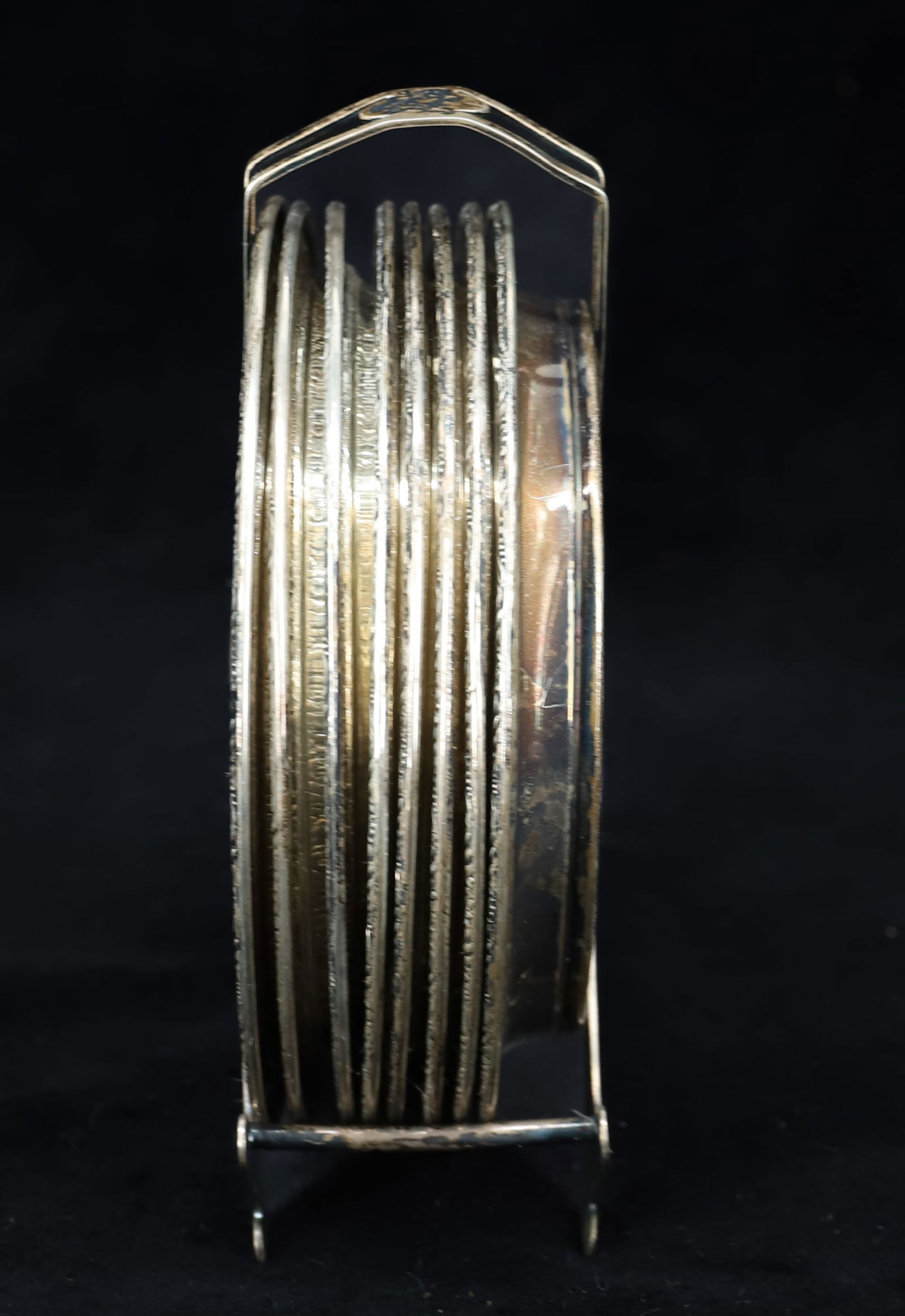 STERLING SILVER COASTER SET - 2