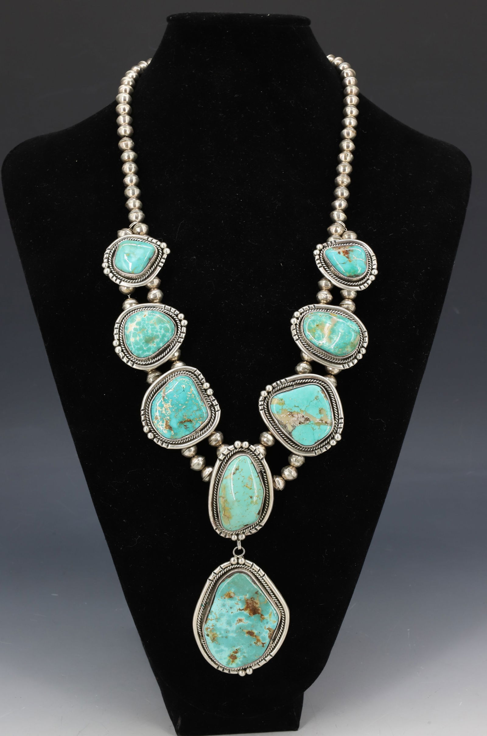 NATIVE AMERICAN SQUASH BLOSSOM NECKLACE (1 of 6)