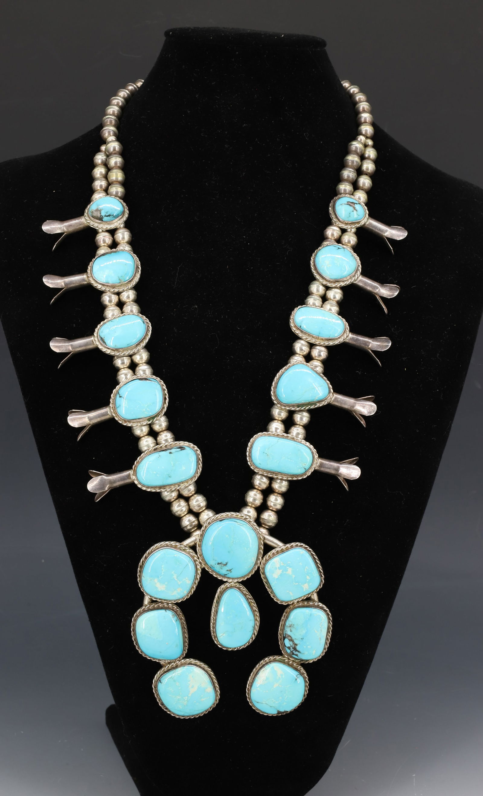 NATIVE AMERICAN SQUASH BLOSSOM NECKLACE (1 of 7)