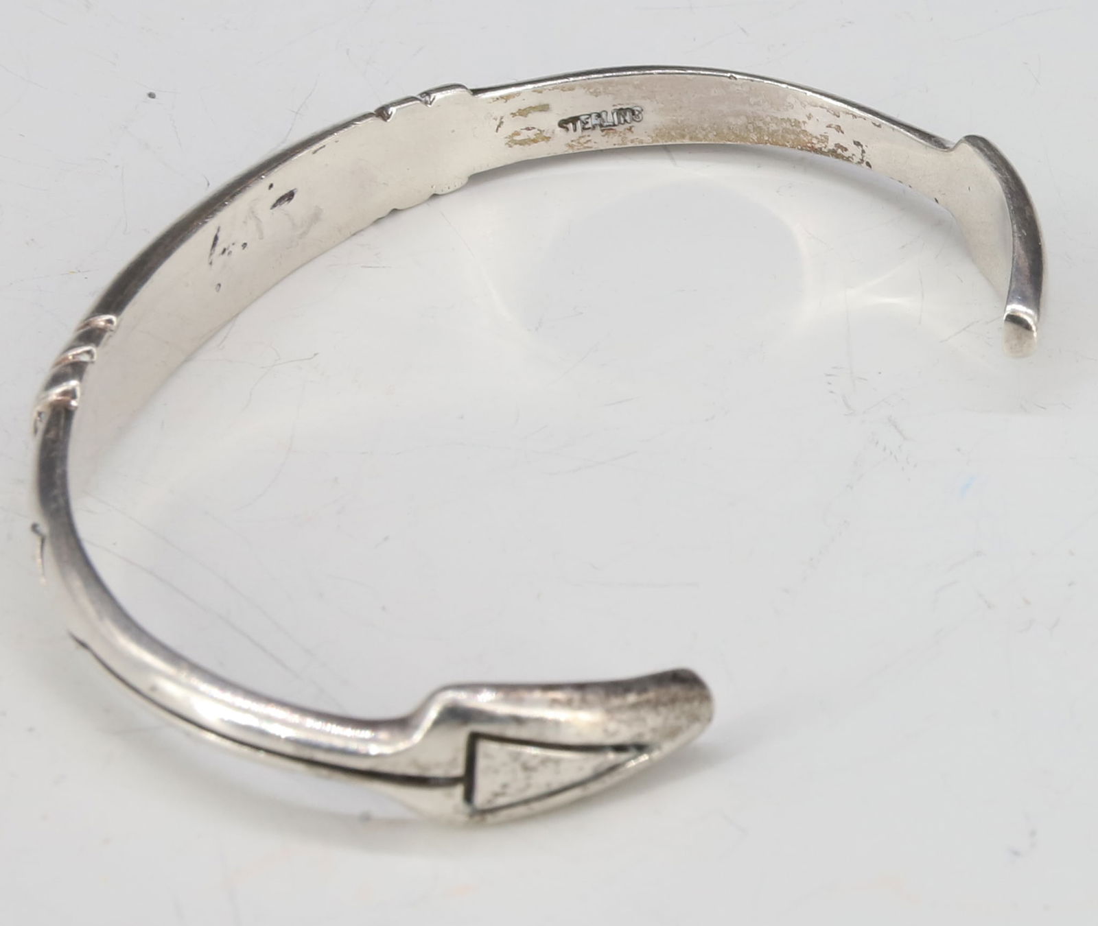 (4) STERLING SILVER BANGLE/CUFFS - 3
