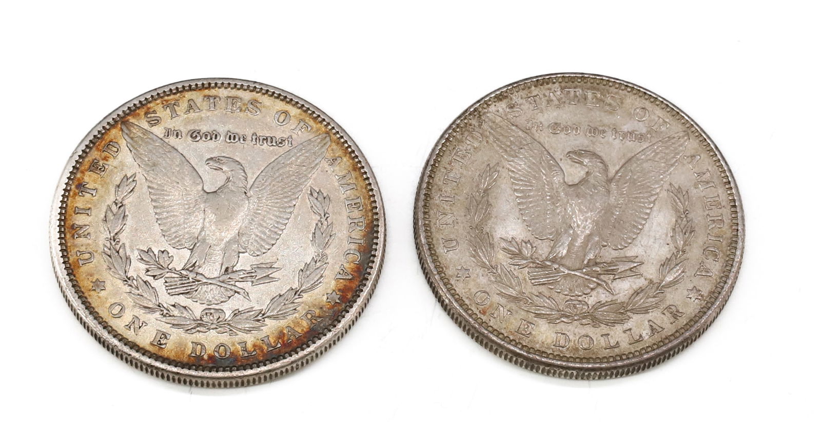 (2) MORGAN DOLLARS - 2