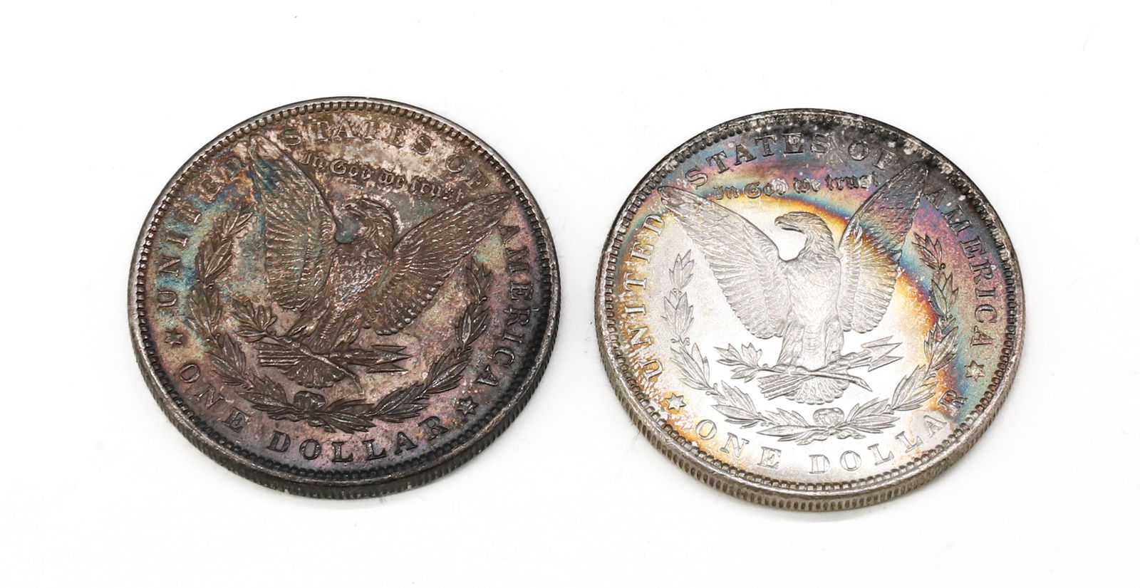 (2) MORGAN DOLLARS - 2