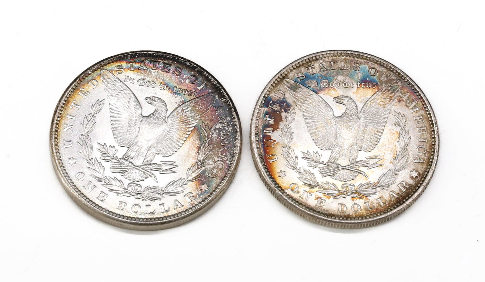 (2) MORGAN DOLLARS - 2