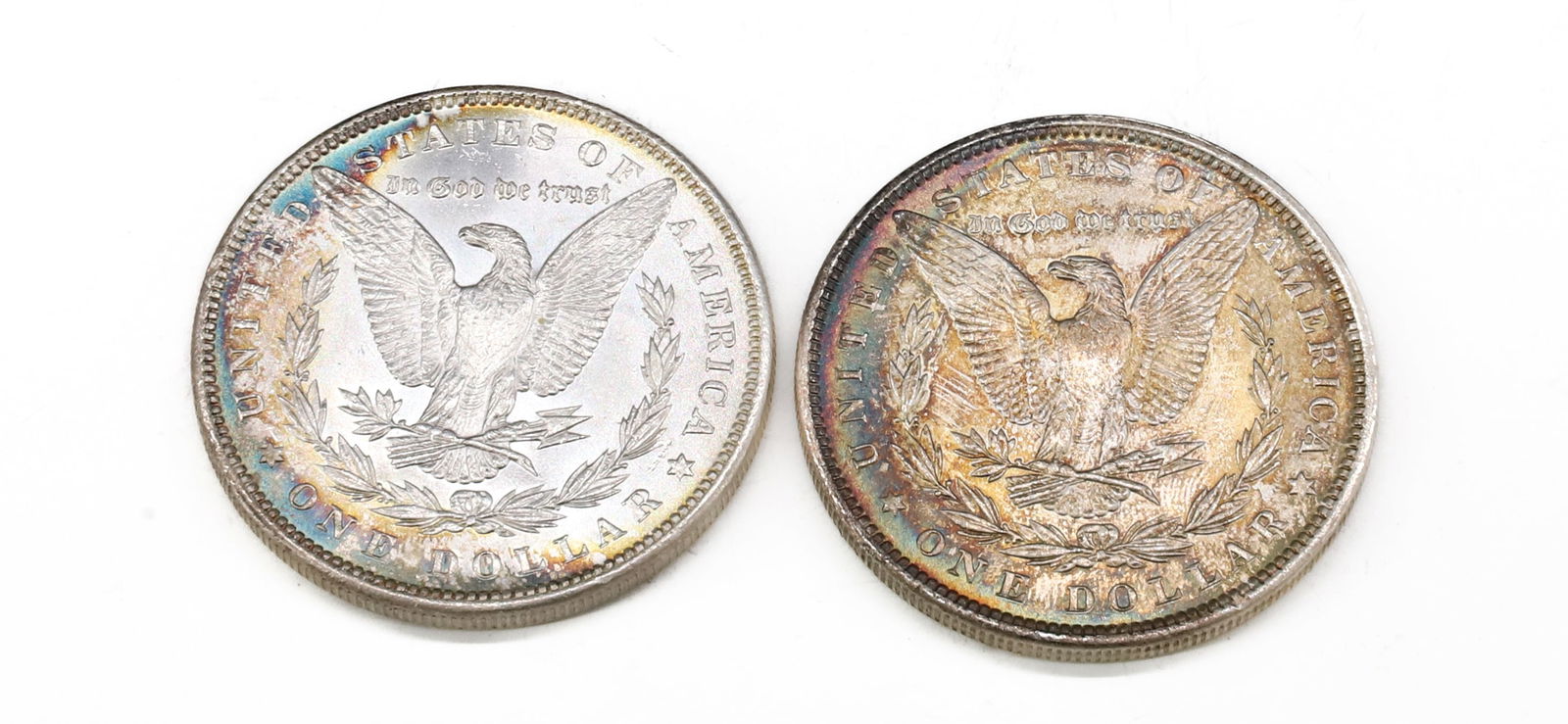 (2) MORGAN DOLLARS - 2
