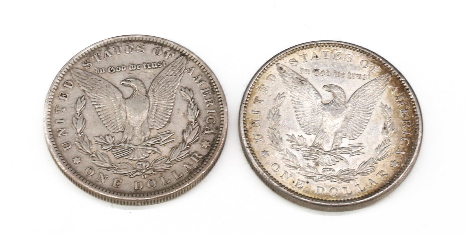 (2) MORGAN DOLLARS - 2