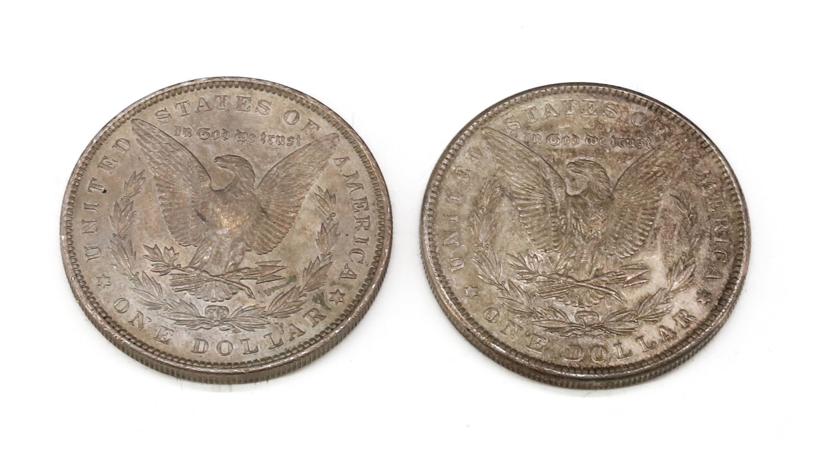 (2) MORGAN DOLLARS - 2