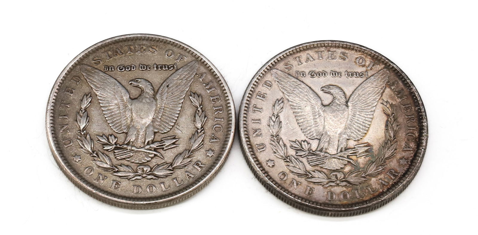 (2) MORGAN DOLLARS - 2