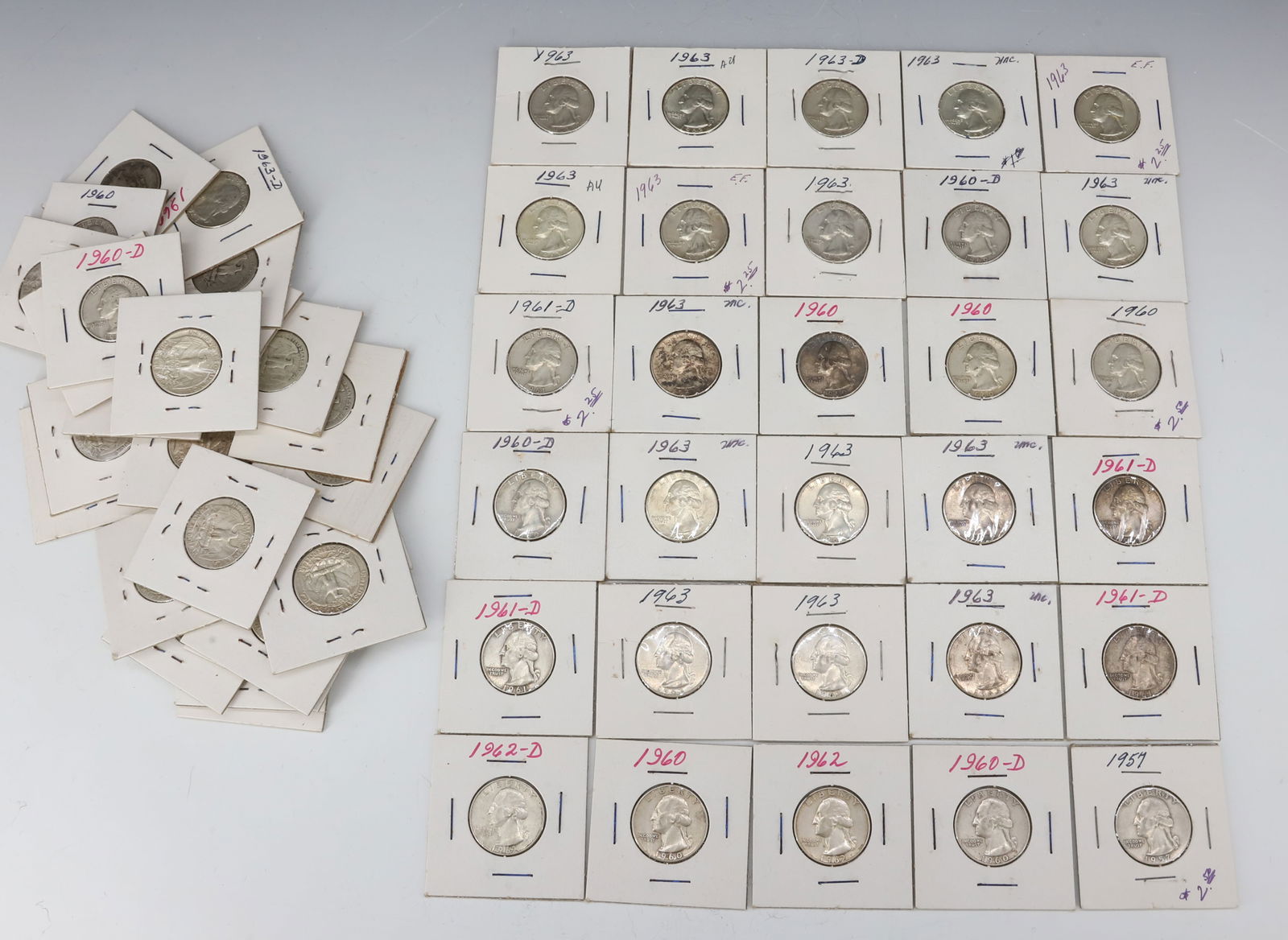 $14.25 FACE VALUE OF SILVER QUARTERS (1 of 2)