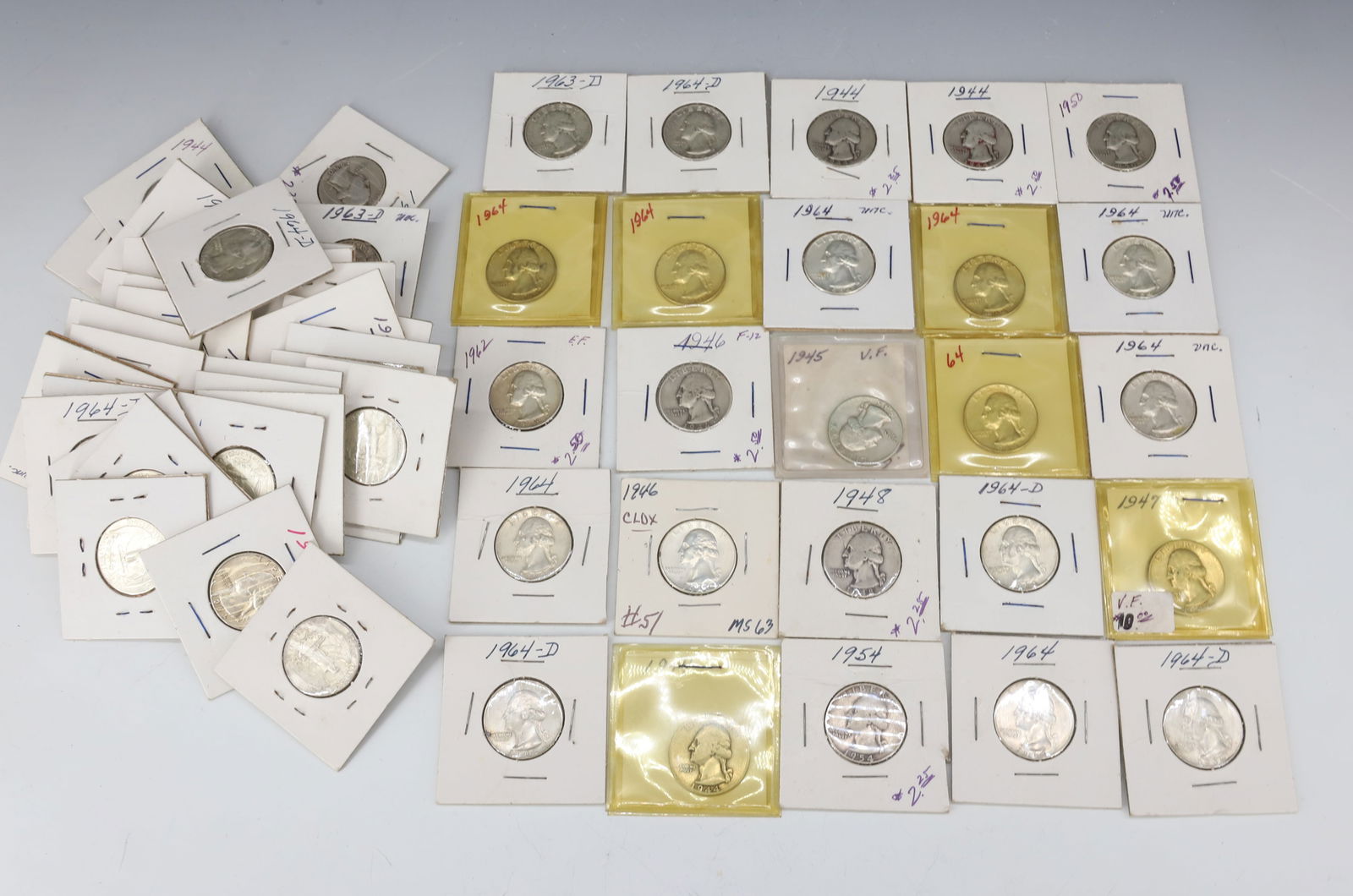 $15.00 FACE VALUE OF SILVER QUARTERS (1 of 3)