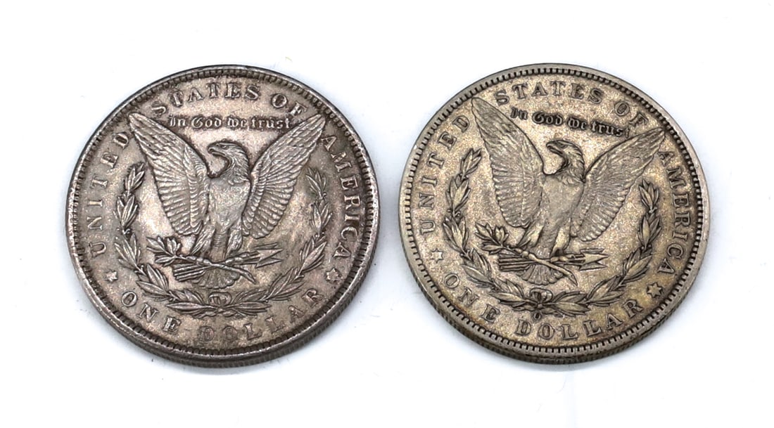 (2) MORGAN DOLLARS - 2