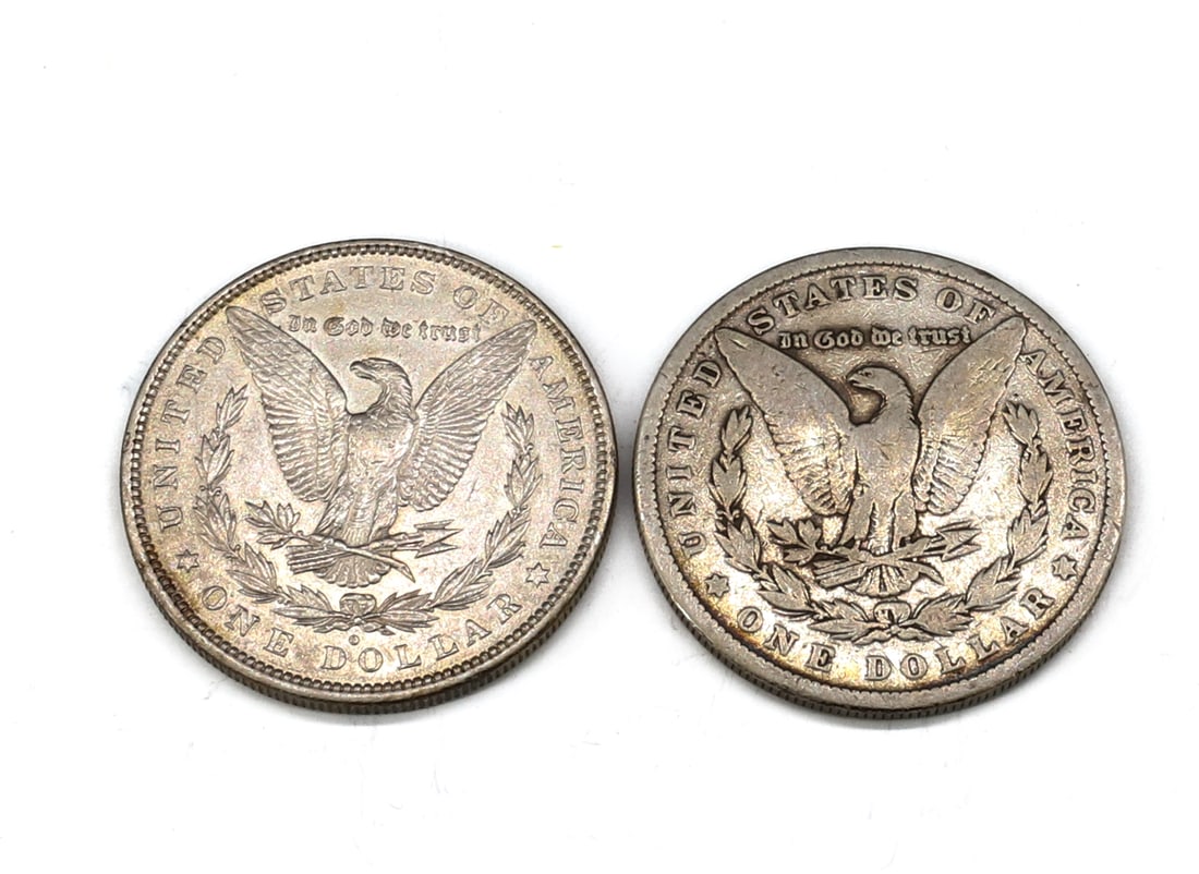 (2) MORGAN DOLLARS - 2