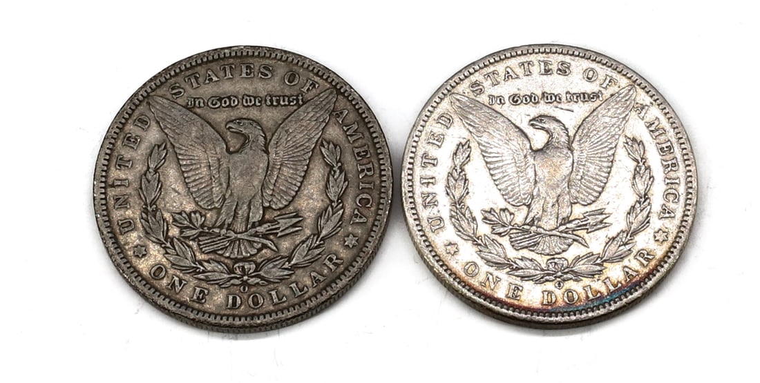 (2) MORGAN DOLLARS - 2