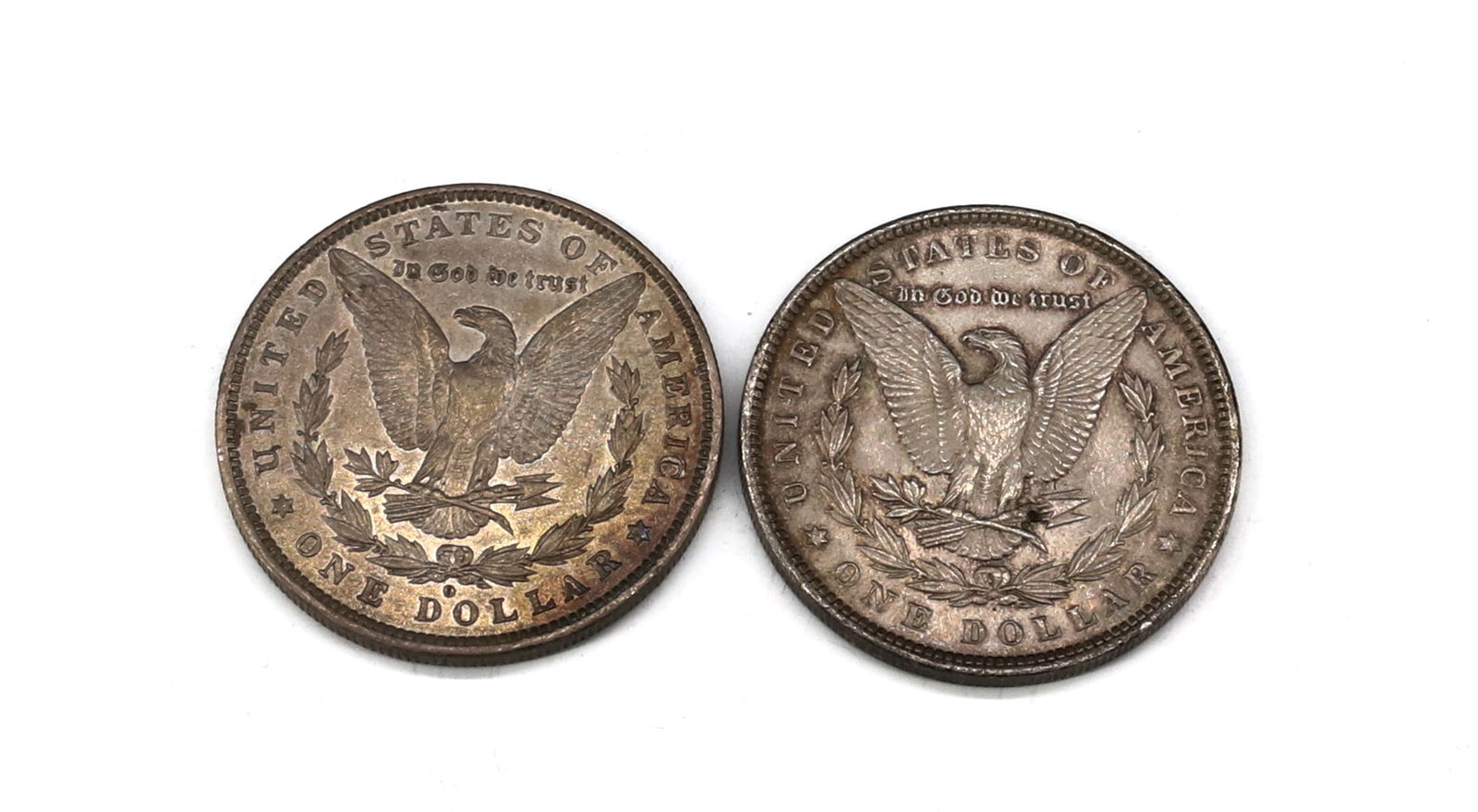 (2) MORGAN DOLLARS - 2