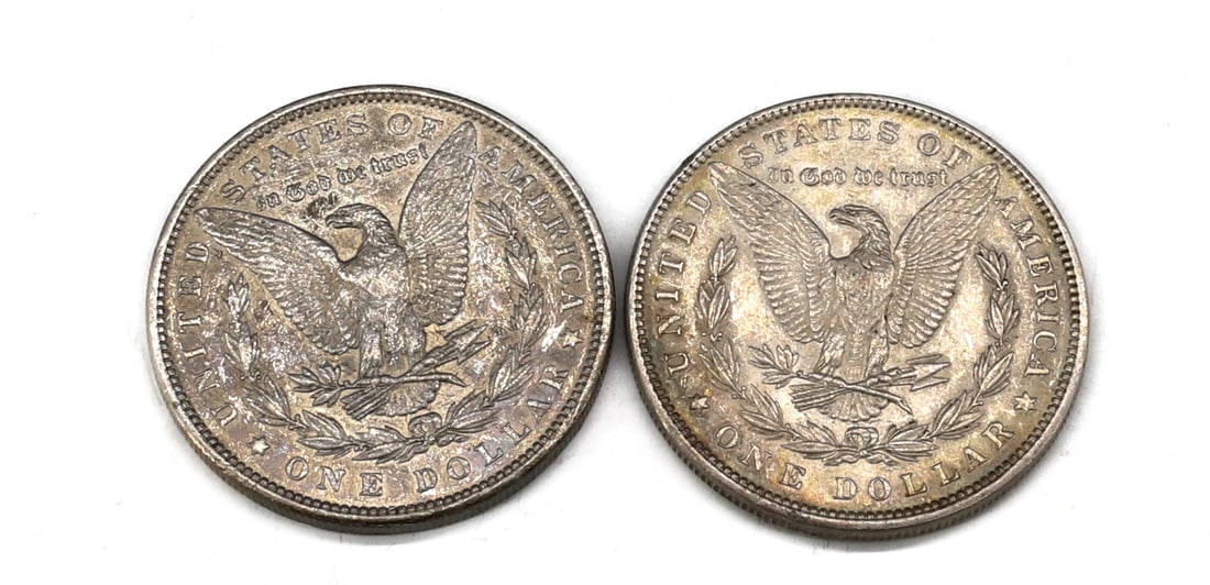 (2) MORGAN DOLLARS - 2