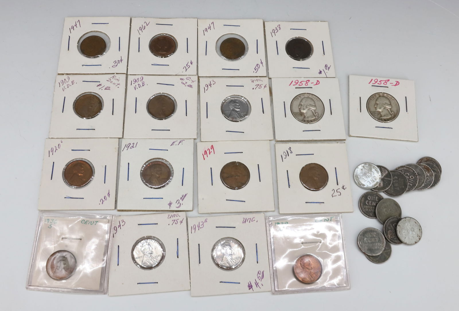 EARLY CENT LOT - 3