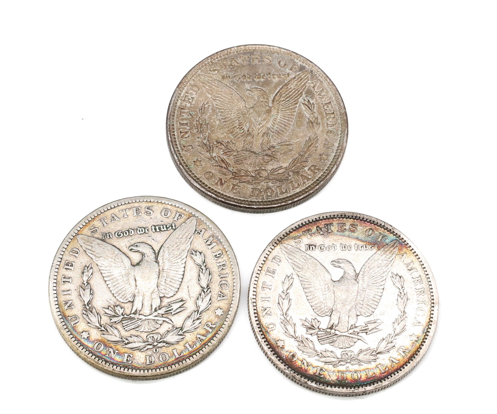 (3) MORGAN DOLLARS - 2