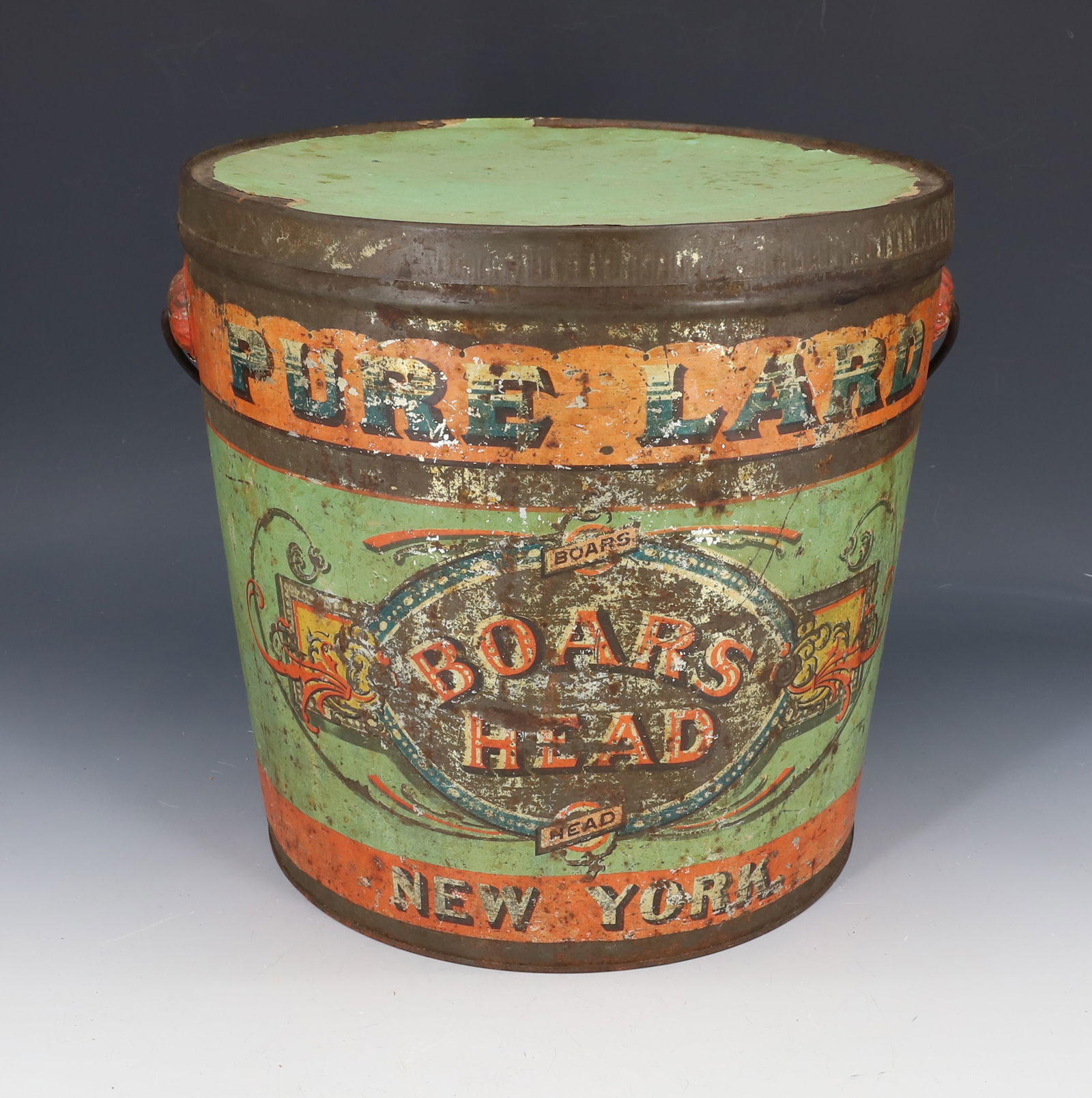 BOAR'S HEAD LARD TIN (1 of 7)