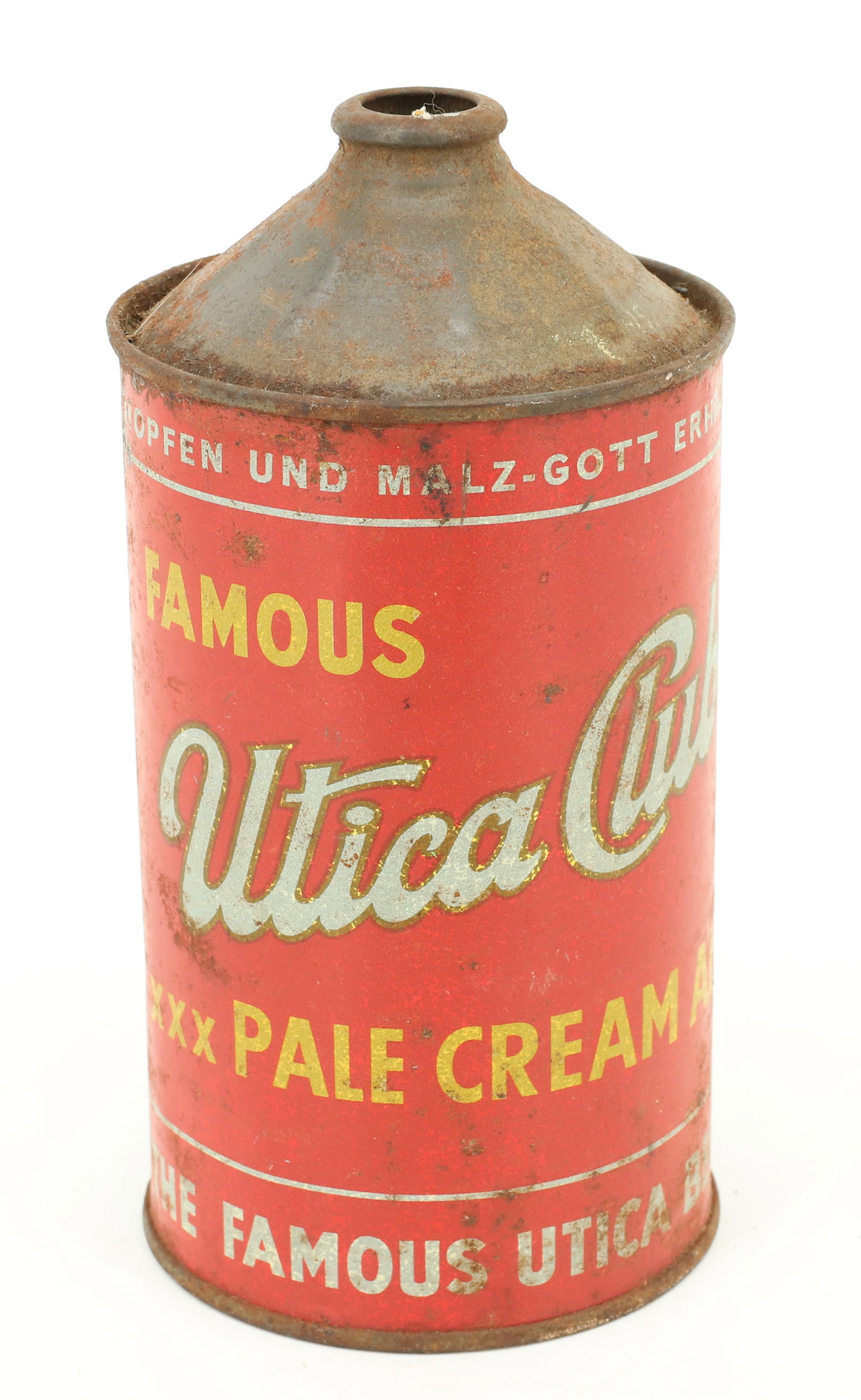 UTICA CLUB CONE TOP BEER CAN (1 of 4)