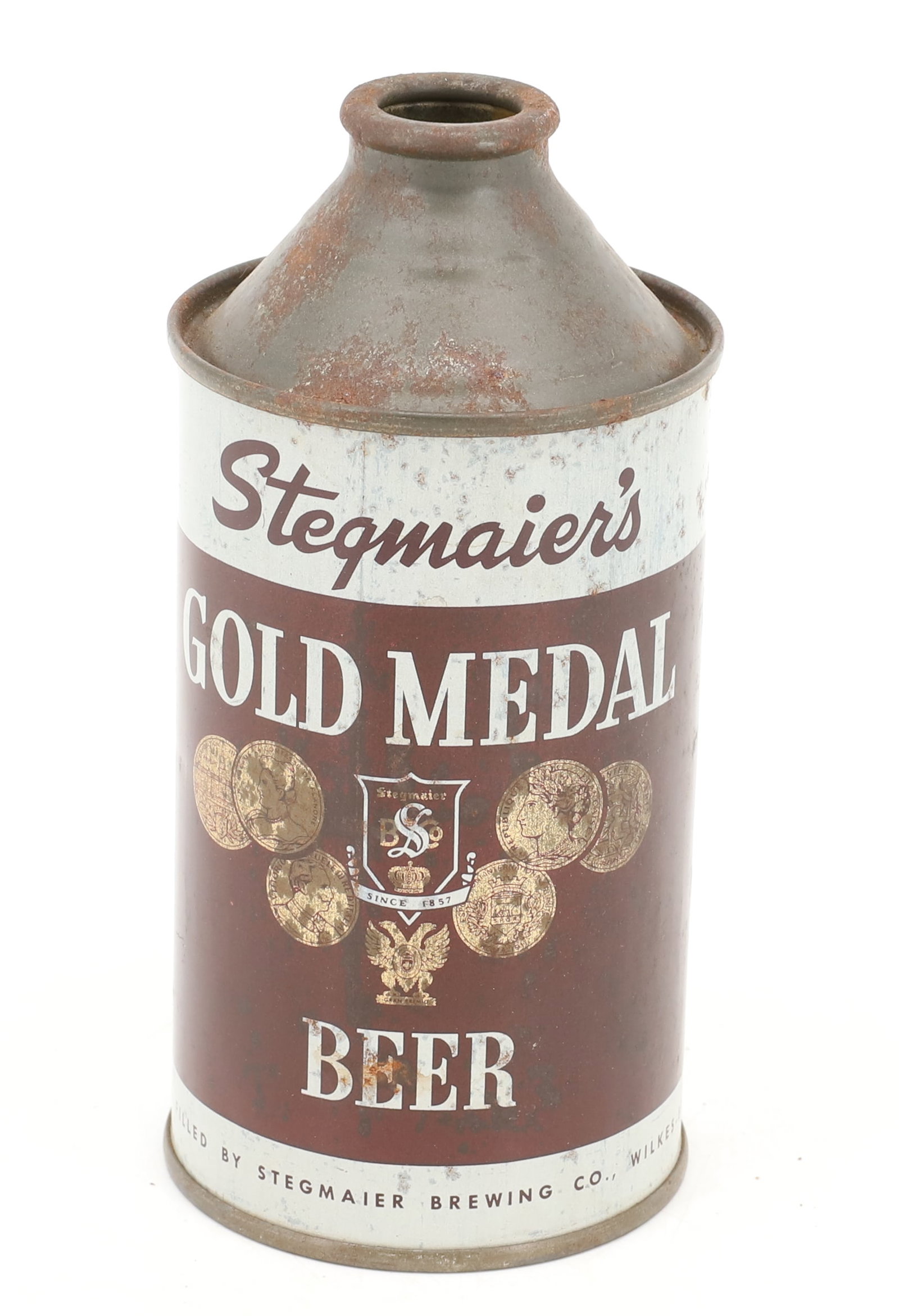 STEGMAIER'S CONE TOP BEER CAN (1 of 5)