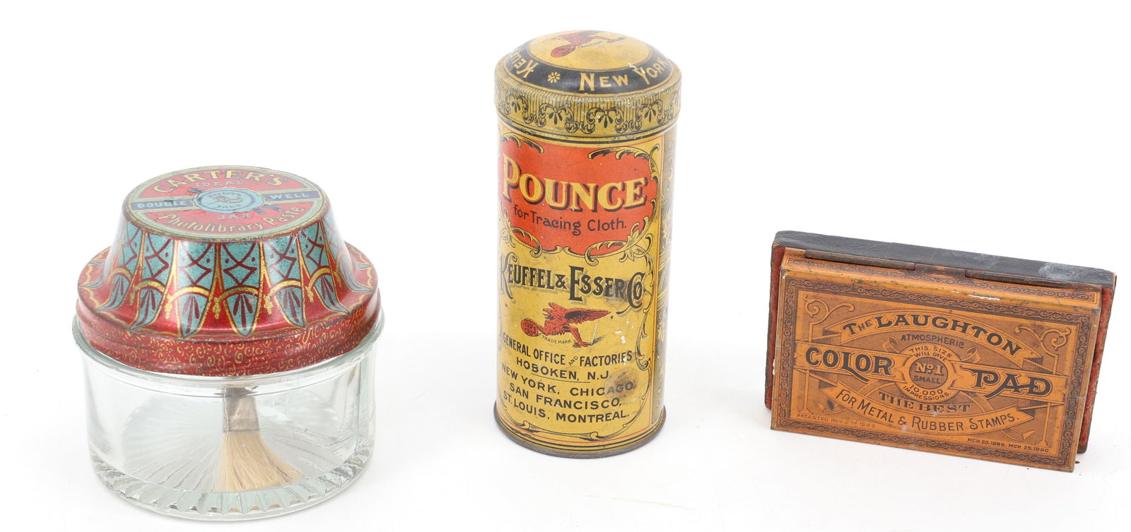 LOT OF TIN LITHO ADVERTISING TINS (1 of 5)