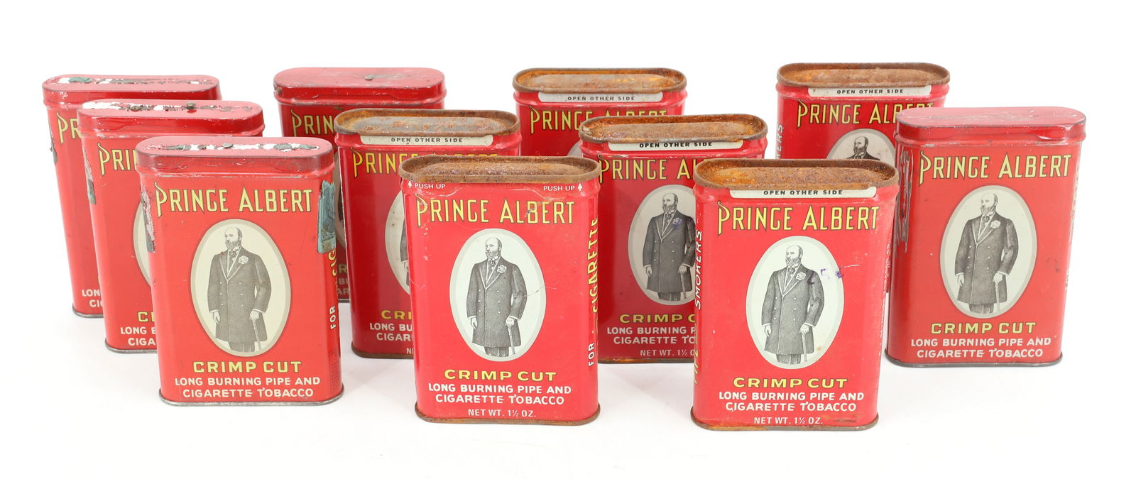 LOT OF "PRINCE ALBERT" TOBACCO TINS (1 of 3)
